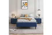 DREAMO Bed Base Blue Single