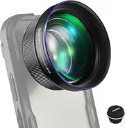 NEEWER HD 85MM Telephoto Phone Lens Only for 17mm Thread Backplate, 2.5X Magnification Compatible with SmallRig NEEWER iPhone Samsung Phone Cage Case with 17mm Lens Adapter, LS-59