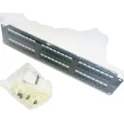 STEREN 310-349 48-PORT CAT6 LOADED PATCH PANEL