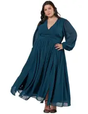 [Pink Dusk] Hustler Maxi Dress in Blue