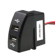 Car Dual USB 5V 2.1A Car USB Socket Car Accessories for Truck 95 4405