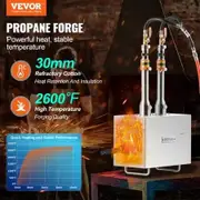 Portable Propane Forge 2 Burner Farrier Forge 1427鈩?Knife Metal Square