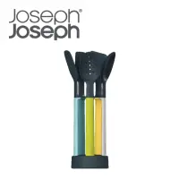 在飛比找momo購物網優惠-【Joseph Joseph】不沾桌矽膠料理鏟匙組(附座-自