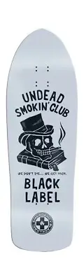 Black Label Skateboards Undead Smokin Club Riky Old School Skateboard Deck