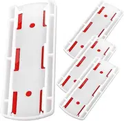 Wall Socket Organizer 4Pcs Power Strip Holder Wall Mount Holders Self Adhesive Cable Management Punch Free Sticker Fixer for Desk Wall Router Plug Adhesive Hangers