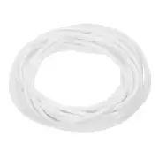Silicone Foam Seal Strip, 2.5mm(0.1") Dia 4 Meters(13.12 Ft) Long White