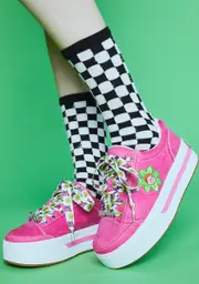 [Dolls Kill x Rick And Morty] Come Watch TV Platform Sneakers