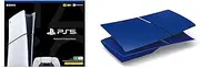 PS5 Digital Console (Slim) + Blue Cover