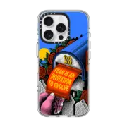 iPhone 16 Pro Clear Case MagSafe Compatible Fear by Jake Foreman