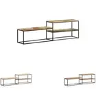 TV Cabinet Stand Stereo Cabinet Solid Reclaimed Wood/Rough Mango Wood vidaXL