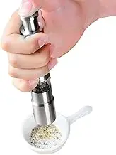 Manual Salt Grinder | Small Thumb Press Salt Grinder - Multipurpose Kitchen Gadget, Labor-Saving Cumin Mill for Home, Outdoor Picnic
