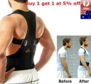Lumbar & Lower Back Support Belt Brace Strap Posture Waist Trimmer Pain Relief