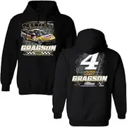 Checkered Flag Sports Noah Gragson 2025 Rush Truck Centers 2-Spot Hoodie Outerwear Sweatshirt Black