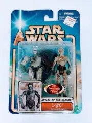 NEW IN PACKAGE 2002 HASBRO Star Wars Attack of the Clones C-3PO Protocol Droid