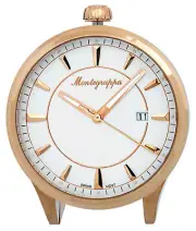 Montegrappa Fortuna White Dial Rose Gold Plated Steel Quartz Desk Clock IDFOTCRW