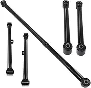 5Pcs Rear Lower Upper Trailing Control Arm Rear Track Bar Link Driver Passenger Side Rear Suspension Kit Replacement for 2009-2010 Dodge Ram 1500 Truck 2011-2012 Ram 1500 Truck