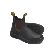 172-120 Steel Toe Elastic Side Slip-On Boots, Kick Guard, Water Resistant, Stou
