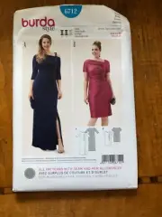 Burda Style 6712 Dress Sewing Pattern Size Eur 44-58, US 18-32 Medium difficulty