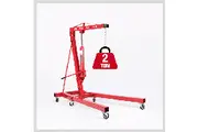 Engine Crane | 2 Ton | Hydraulic Hoist Folding Shop Mobile Lifter | Workshop Lift