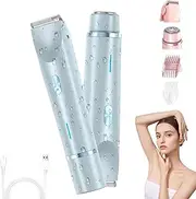 Ezme Razor, The Trimmie 2.0 by Ezme, Ezme Electric Shaver, Ezme Bikini Trimmer, 2 in 1 Electric Shaver Razors for Armpit Legs Face Hairs (Blue)