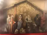 Home Accents Holiday 13 Piece Porcelain Nativity Scene NEW Stable Manger