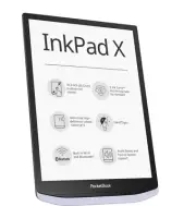 Pocketbook InkPad X Metallic Grey 10" E-ink Touchscreen E-Book Reader WiFi