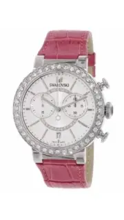 NIB Swarovski Citra Sphere Chrono Pink Ladies Watch 5096008
