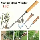 Stainless Steel Manual Weed Puller，Garden Hand Weeder Grass Rooting Weeding Tool