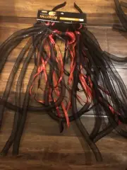 Halloween Head Bopper Headband ~ Devil Horns & Flashing Light Up Hair Tubes NIP