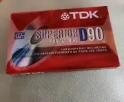 TDK 6 Superior Normal bias Cassette Tapes D90