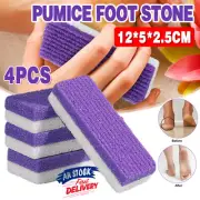 4X Pumice Foot Stone File Exfoliate Rasp Dead Skin Scrub Pedicure Remove Sands