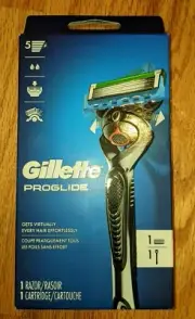 1 Gillette Fusion Proglide Flexball Manual Razor handle Cartridge Refill Shaver