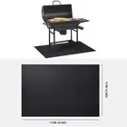 Outdoor Barbecue Stove Floor Mat Double-sided High Temperature Fireproof Mat BK