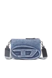 [Diesel] Diesel - Camera bag in solarised denim - Crossbody Bags - Unisex - Blue UNI Blue