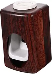 KAILIKETIY Automatic Toothpaste Squeezing Tool Toothpaste Toothbrush Toothbrushes Toothbrush Holders Tooth Brush Automatic Toothpaste Squeezer-no Drill Brown Plastic