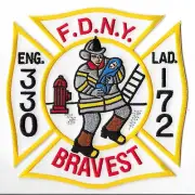 New York Fire Department (FDNY) Engine 330/Ladder 172 Patch V2