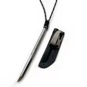 Outdoor Titanium Multi Tool EDC Tea Knife Ice Pick Tea Cake Pick with K Sheath
