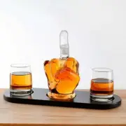 Middle Finger Whiskey Decanter Bottle Glass Alcohol Liquor Wine Dispenser 1000ml
