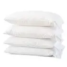 Queen Size Pillow Protectors with Zipper - 4 Pack - Soft and Breatheable Hypo...