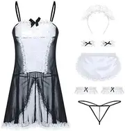 [generic] Girl Lingerie Bodysuit Officer Nurse Policewoman Perspective Sailor Flirty Role Women Outfit Babydoll aprons Doctor