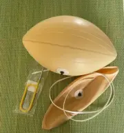 LATEX BLADDER KIT /WHITE PEBBLED LACING & AWL- FOR ALL FULLSIZE BALLS NFL & NCAA
