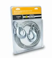 APEX TOOL GROUP 5977920TG Tru-Guard 5/16x20' Galvanized Tow Cable