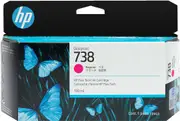 HP 738 130ml Magenta DesignJet Ink Cartridge [498N6A]