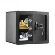 Electronic Safe Deposit Safe Box W/Digital Access&Override Keys for Document Lot