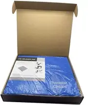 Large (15.5" x 13.5" x 2.3") Balance Pad, Made from Closed Cell Foam (Blue,