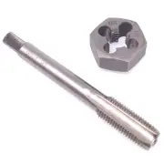 US Stock HSS M9 x 1mm Tap & M9 x 1mm Hexagon Die Metric Thread Right Hand Set
