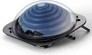 YiViKPE Solar Pool Heater for Above Ground Pool, Inground Pool Warmer Equipment w/Leakproof Hose, Domed Swimming Pool Heaters for Home Outdoor