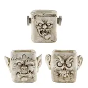 Quirky Expression Shape Pots Flowerpots Decorative Plant Pots Planter Storage