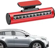 Generic Car Temporary Parking Card - Rotate Parking Phone Number, Adhesive Temporary Parking Sign, Temporary Stop Number Plate, Show Your Phone Number
