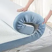 4 Inch Firm Mattress Topper Queen Size, Memory Foam Mattress Topper Extra Support, High-Density Memory Foam Bed Topper for Pain Relief, with Removable Soft Cover, CertiPUR-US Certified
